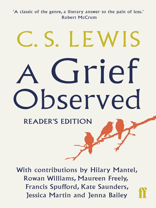 Title details for A Grief Observed Readers' Edition by C.S. Lewis - Wait list